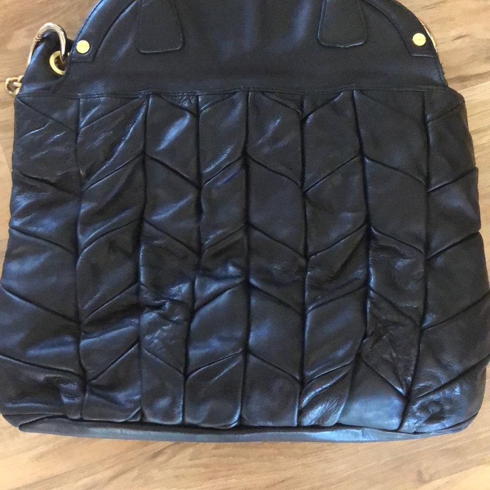 Sabina black leather purse